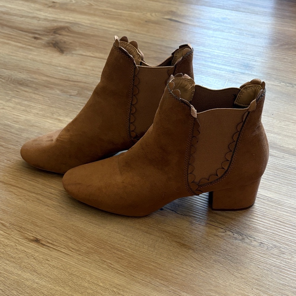 H&M Brown Suede Ankle Boots